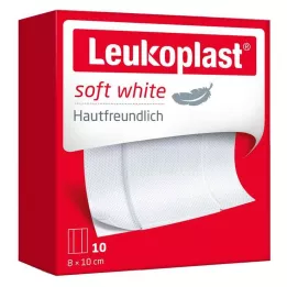 LEUKOPLAST zacht wit gips 8x10 cm, 10 stuks