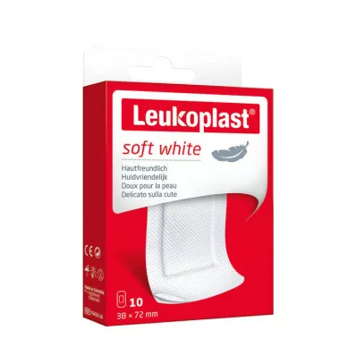 Leukoplast zachte strips 38x72 mm, 10 stuks