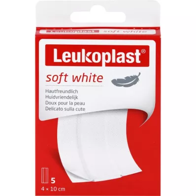 LEUKOPLAST zacht wit gips 4x10 cm, 5 st