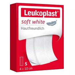 LEUKOPLAST zacht wit gips 4x10 cm, 5 st