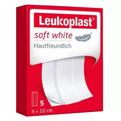 LEUKOPLAST zacht wit gips 4x10 cm, 5 st