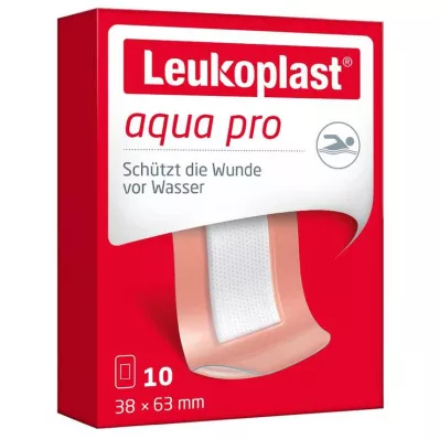 LEUKOPLAST aqua pro strips 38x63 mm, 10 stuks