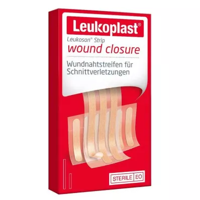 Leukoplast Leukosan Strip steriel 6x38 mm / 6x75 mm, 9 st Leukoplast Leukosan Strip steriel 6x38 mm / 6x75 mm, 9 st