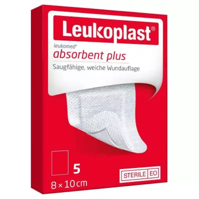 LEUKOPLAST Leukomed steriel 8x10 cm wondverband, 5 stuks