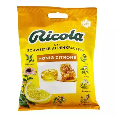 Ricola met suikerzakje Echinacea honing-citroensnoepjes, 75 g Ricola met suikerzakje Echinacea honing-citroensnoepjes, 75 g