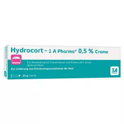 HYDROCORT-1A Pharma 0,5% crème, 15 g HYDROCORT-1A Pharma 0,5% crème, 15 g