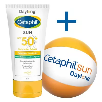 CETAPHIL Sun Daylong SPF 50+ sens.gel-vloeibaar gezicht, 50 ml