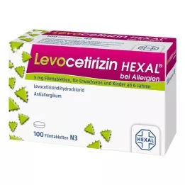 LEVOCETIRIZIN HEXAL voor allergieën 5 mg filmomhulde tabletten, 100 st