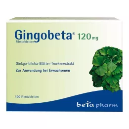 GINGOBETA 120 mg filmomhulde tabletten, 100 stuks