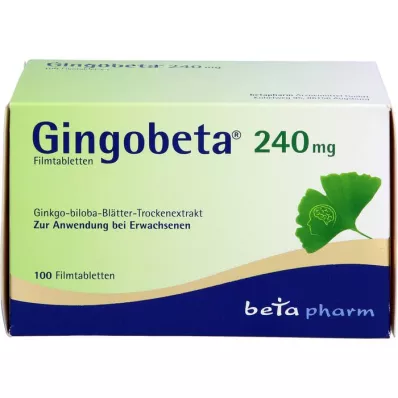 GINGOBETA 240 mg filmomhulde tabletten, 100 stuks