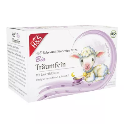 H&amp;S Biologische Baby- &amp; Kinderthee Träumfein Filterzakje, 20X1,2 g