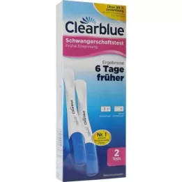 CLEARBLUE Zwangerschapstest vroege opsporing, 2 stuks