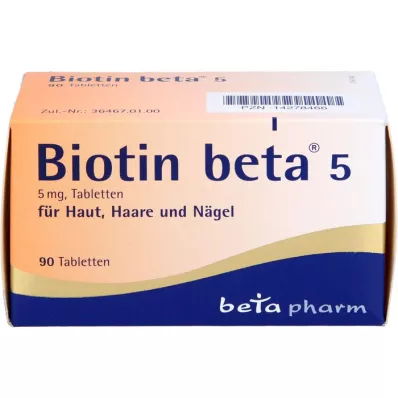 BIOTIN BETA 5 tabletten, 90 st