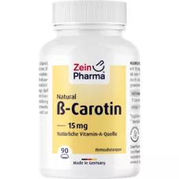 BETA CAROTIN NATURAL 15 mg ZeinPharma zachte capsules, 90 stuks