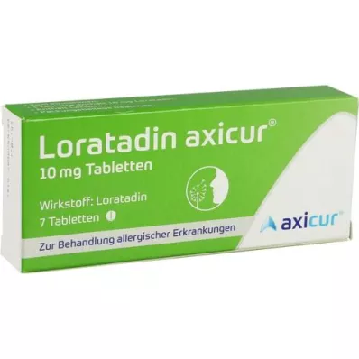 LORATADIN axicur 10 mg tabletten, 7 st