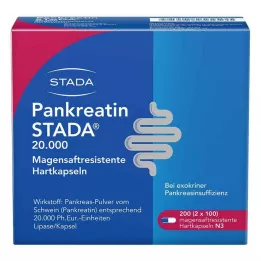 PANKREATIN STADA 20.000 harde enterische capsules, 200 stuks