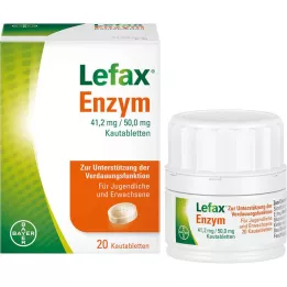 LEFAX Enzym kauwtabletten, 20 stuks