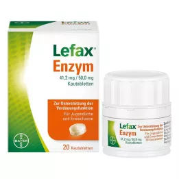 LEFAX Enzym kauwtabletten, 20 stuks