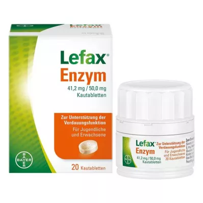 LEFAX Enzym kauwtabletten, 20 stuks LEFAX Enzym kauwtabletten, 20 stuks
