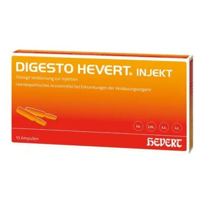 DIGESTO Hevert injecteerampullen, 10X2 ml