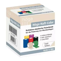 HÖGA-HAFT Kleur fixatieband 6 cmx4 m huidkleurig, 1 st