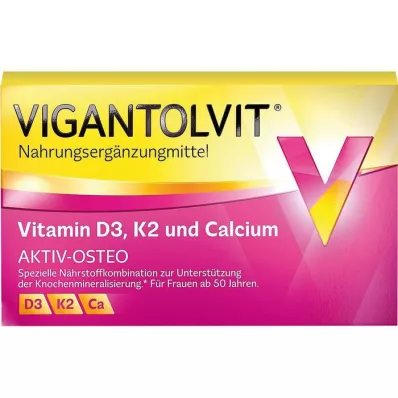 VIGANTOLVIT Vitamine D3 K2 Calcium Filmomhulde Tabletten, 30 Capsules