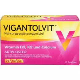 VIGANTOLVIT Vitamine D3 K2 Calcium Filmomhulde Tabletten, 60 Capsules