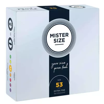 MISTER Condooms maat 53, 36 stuks MISTER Condooms maat 53, 36 stuks
