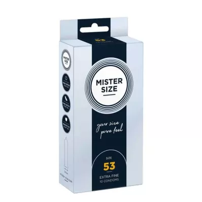 MISTER Condooms maat 53, 10 stuks MISTER Condooms maat 53, 10 stuks