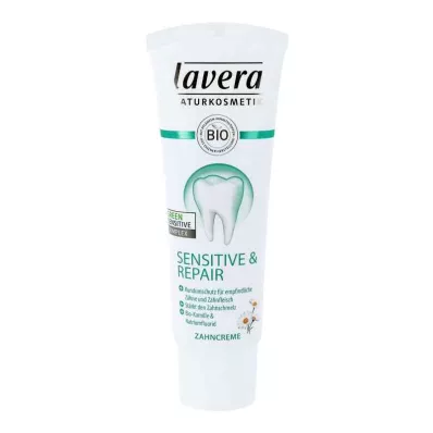 Lavera Tandpasta Sensitive &amp; Reparatie met Fluoride dt (75 ml)