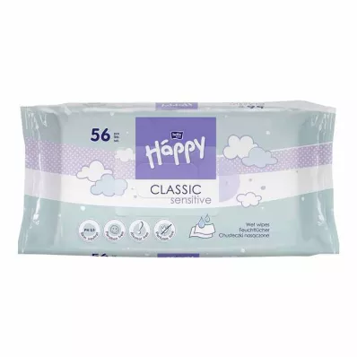 BELLA Happy Baby vochtige doekjes gevoelig met klik, 56 stuks BELLA Happy Baby vochtige doekjes gevoelig met klik, 56 stuks