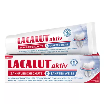 LACALUT actieve tandvleesbescherming &amp; zachte witte tandpasta, 75 ml