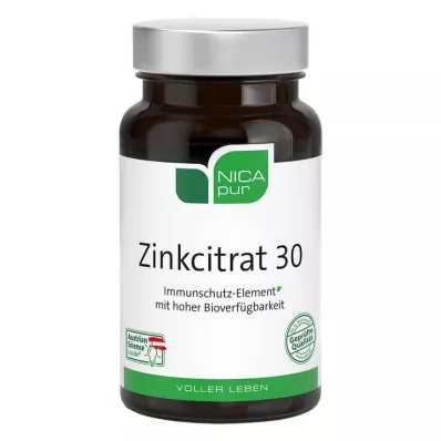 NICAPUR Zinkcitraat 30 Capsules, 60 Capsules NICAPUR Zinkcitraat 30 Capsules, 60 Capsules