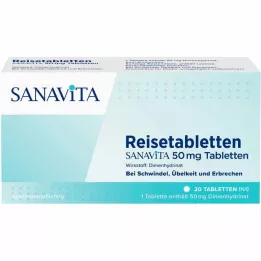 REISETABLETTEN Sanavita 50 mg tabletten, 20 st