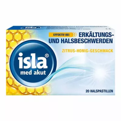 isla® med acute pastilles citrus-honing smaak, 20 st isla® med acute pastilles citrus-honing smaak, 20 st