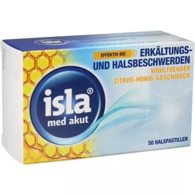 ISLA MED acute citrus-honing pastilles, 50 stuks