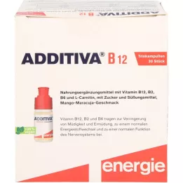 ADDITIVA Vitamine B12 Drink Ampullen, 30X8 ml