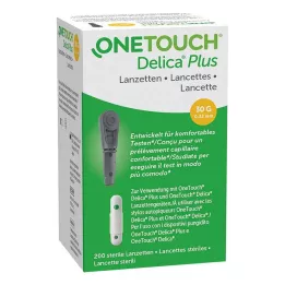 ONE TOUCH Delica Plus-naaldlancetten, 200 stuks