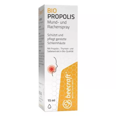 Beecraft Propolis mond- en keelspray, 15 ml Beecraft Propolis mond- en keelspray, 15 ml