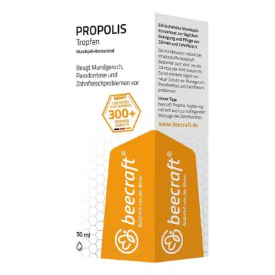 BEECRAFT Propolisdruppels mondspoelconcentraat, 50 ml BEECRAFT Propolisdruppels mondspoelconcentraat, 50 ml