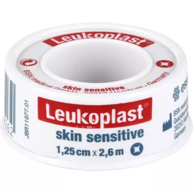 LEUKOPLAST Huidgevoelig 1,25 cmx2,6 w.bescherming, 1 st