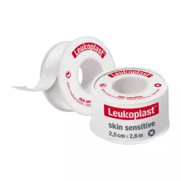 LEUKOPLAST Huidgevoelig 2,5 cm x 2,6 cm met beschermhoes, 1 st
