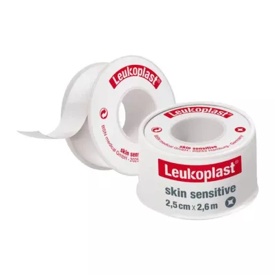 LEUKOPLAST Huidgevoelig 2,5 cm x 2,6 cm met beschermhoes, 1 st LEUKOPLAST Huidgevoelig 2,5 cm x 2,6 cm met beschermhoes, 1 st