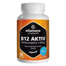 B12 AKTIV 1000 µg veganistische tabletten, 90 st