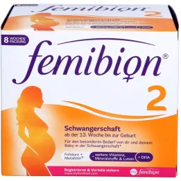 FEMIBION Combinatieverpakking 2 Zwangerschap, 2X56 stuks