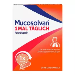 MUCOSOLVAN 1 maal daags capsules met verlengde afgifte, 20 st