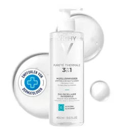 Vichy Purete Thermale Mineraal Micellaire Vloeistof gevoelig, 400 ml