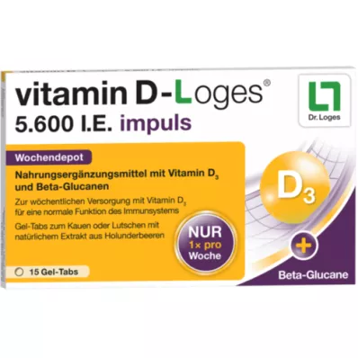 VITAMIN D-LOGES 5.600 I.E. impuls weekdepot KTA, 15 st