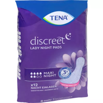 TENA LADY Discreet maandverband maxi nacht, 12 stuks