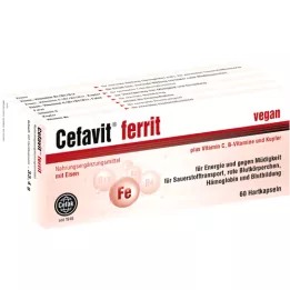 CEFAVIT ferrit harde capsules, 60 stuks
